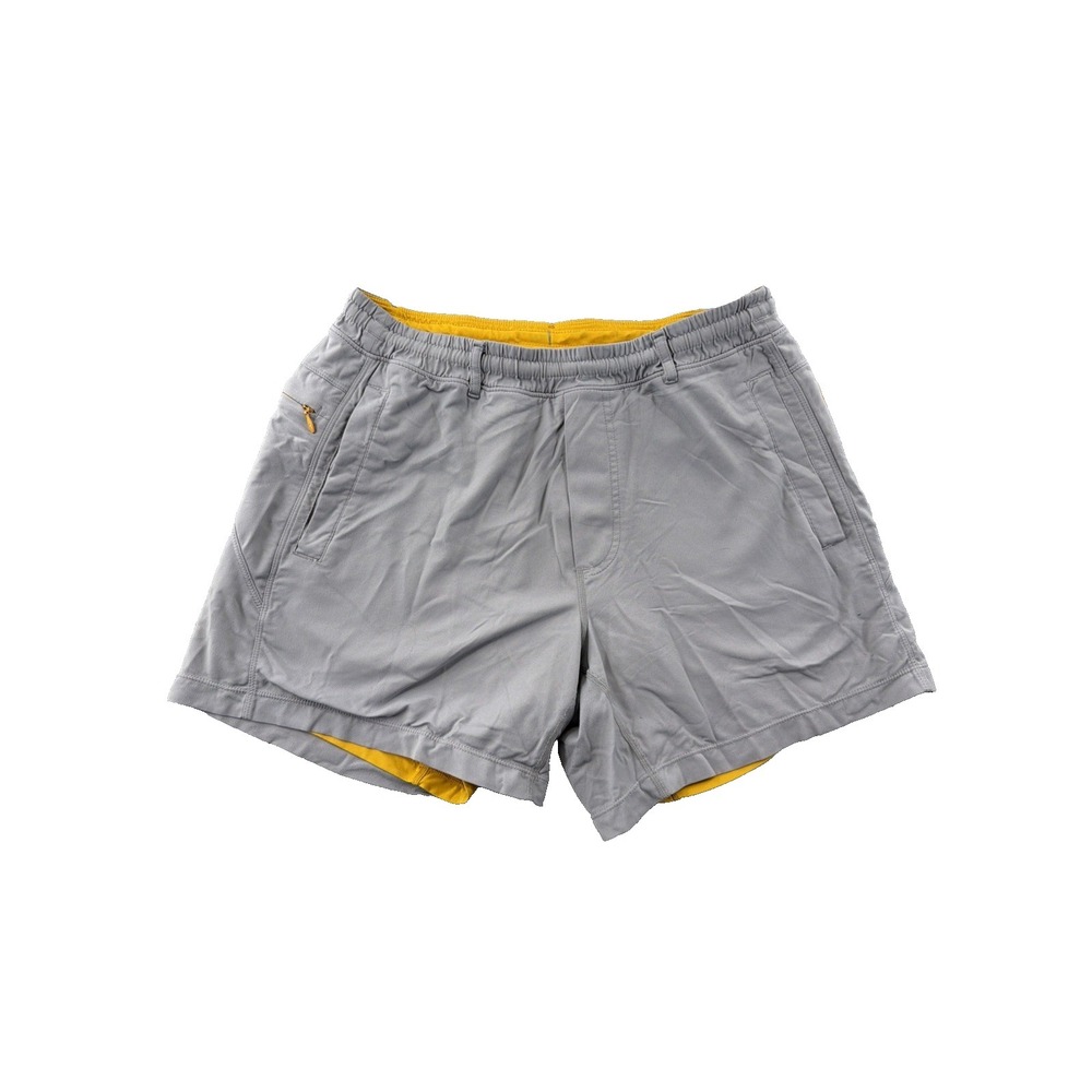 Birddogs Men's Athletic Shorts Gray with Yellow Liner